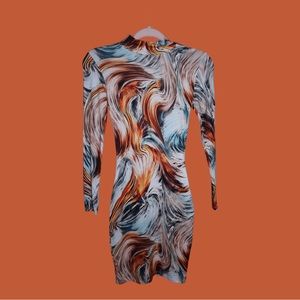 Fashion Nova Stormy Weather Mini Dress